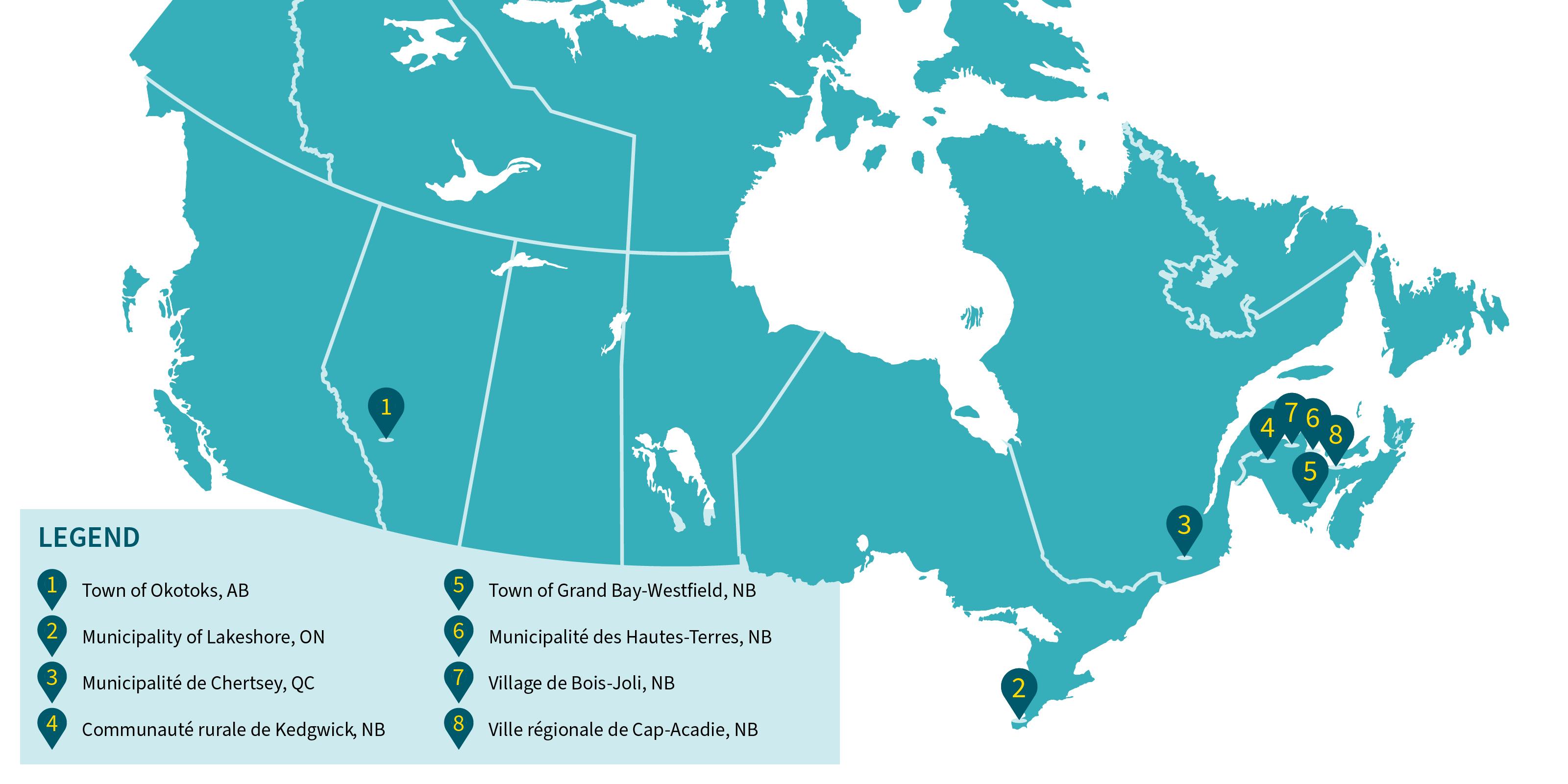 Charged for change recipients year 2 map